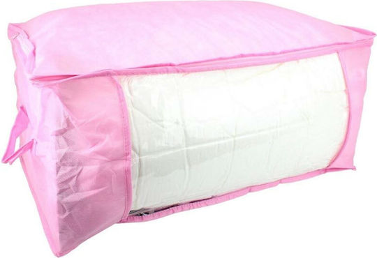 Fabric Storage Case for Blanket/Duvet in Pink Color 59x42x28cm 1pcs