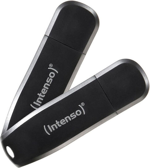 Intenso 128GB USB 2.0 Stick Μαύρο