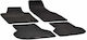 Umbrella Set of Front and Rear Mats 4pcs for BMW Series 3 Audi A3 / Quattro / S3 2009-2011 Black