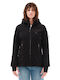 Emerson Women's Hiking Short Sports Jacket Waterproof and Windproof for Winter with Hood Black