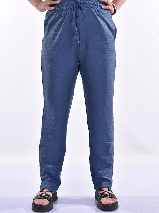 Raiden Femei Tesatura Pantaloni cu Elastic Blue