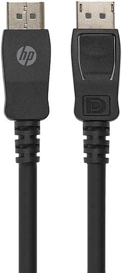 HP Кабел DisplayPort мъжки - DisplayPort мъжки 1м Черен (-DHC-DP01-1M)