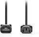 Nedis IEC C13 - IEC C14 Cablu 3m Negru (CEGL10500BK30)