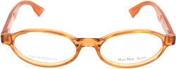 Emporio Armani Plastic Eyeglass Frame Brown EA977 8OB5