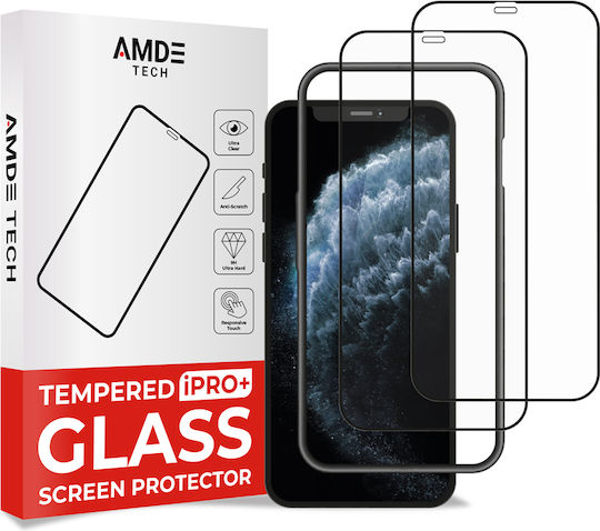 Amdetech 3D Tempered Glass 2buc (iPhone 11 Pro)