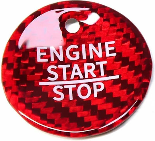 Kohlefaser Schalterabdeckung 'Start Engine' Rot 1 Stk 1005005859401023-b