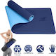 PrimaFit Στρώμα Γυμναστικής Yoga Μπλε (183x61cm)
