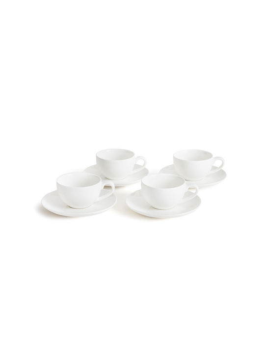 La Redoute Interieurs Set Tassen Kaffee aus Porzellan Weiß 4Stück 3614855279015