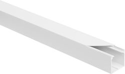 STASIŃSKI Cable Channel made of Plastic White Set of 10pcs 2m