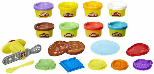 Setul Hasbro Play-doh Kitchen Creations Silly Snacks Burgers 'n Fries