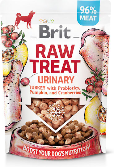 Brit Raw Treat Dog Treat with Turkey Chicken Liver and Pumpkin 40gr