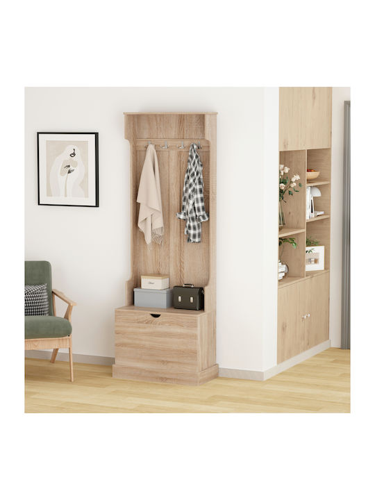 Kaylor Eingangsmöbel mit Garderobe & Schuhschrank Sonama 65x34x180cm