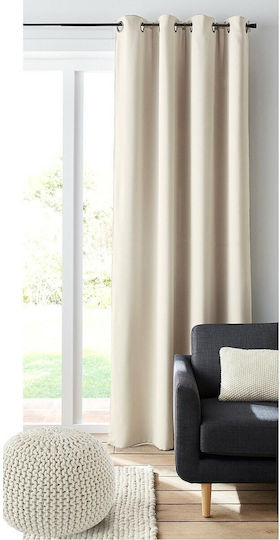 La Redoute Interieurs Затъмняващи Пердета С Копчета Сини 140x180см
