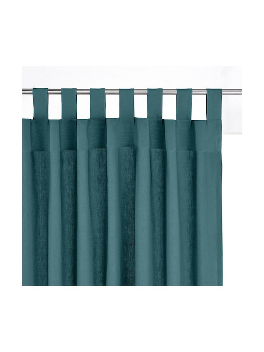 La Redoute Interieurs Curtain with Tab Top Green 324054697_9867_75 135x350cm