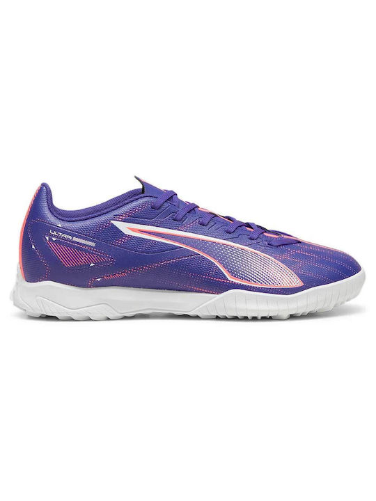 Puma Ultra 5 Play Low Football Shoes TT with Molded Cleats Purple