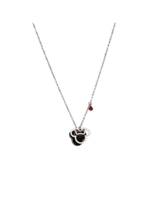 Minnie Necklace Dj-038 Silver