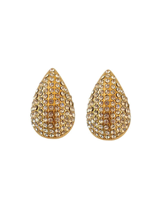 FantazyStores Earrings made of Steel Gold Plated