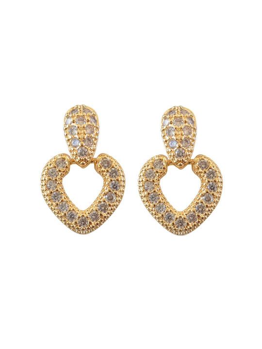 FantazyStores Earrings made of Steel Gold Plated