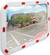 ECD Germany Traffic Mirror 40cm Plastic in White Colour