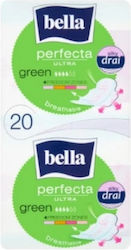 Perfecta Ultra Geen Sanitary Pads with Wings 20pcs