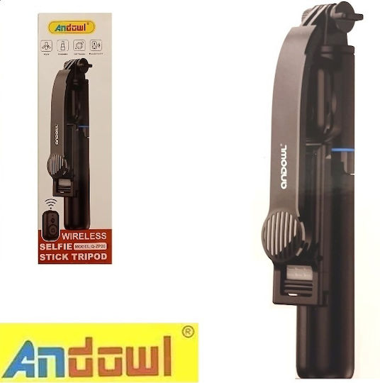 Andowl Selfie Stick with Bluetooth & Remote Control Black Q-ZP20