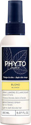 Изсветляващ спрей за руса коса Phyto Blonde за светла до тъмно руса коса 150 мл