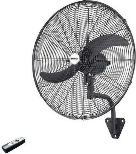 Primo Prwf-80431 Επαγγελματικός Ανεμιστήρας Επιτοίχιος Διαμέτρου 65cm με Τηλεχειριστήριο