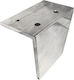 Jgs S.a X-258 Metal Furniture Leg Height 12cm