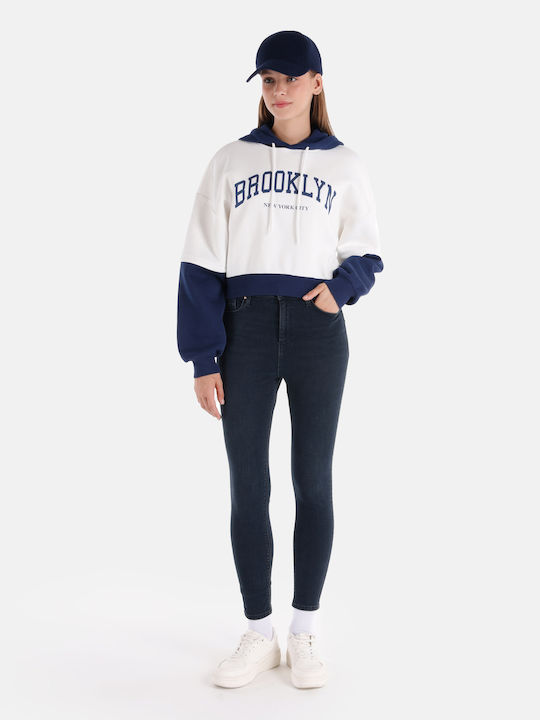 Hochbund Damen Jean Hose in Skinny Passform