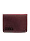 Men's Wallet Cards with RFID Burgundy