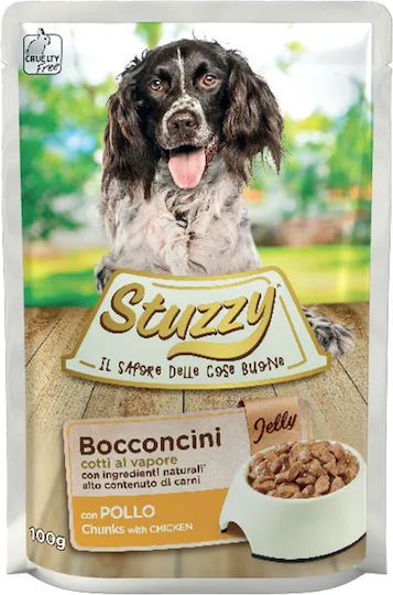 Stuzzy Hrană Umedă pentru Câini în Pliculeț cu Pui și Morcov 100gr