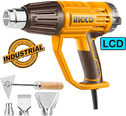 Ingco HG200058 Pistol Termic de Aer 2000W cu Setare de Temperatură până la 600°C