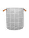 Estia Laundry Basket Fabric Folding Gray