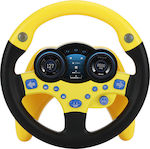 Steering Wheel 1026-03A with Light and Sounds for 36++ Months Yellow