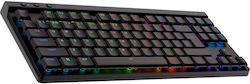 Logitech G515 Lightspeed Fără fir Tastatură Mecanică de Gaming Fără cheie cu GL Tactil întrerupătoare și iluminare RGB Negru