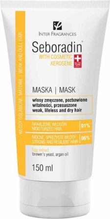 Inter Fragrances Seboradin Mască De Păr Pentru Reparare Cu Ulei De Argan 150ml