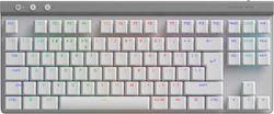 Logitech G515 Lightspeed Fără fir Tastatură Mecanică de Gaming Fără cheie cu GL Tactil întrerupătoare și iluminare RGB Alb