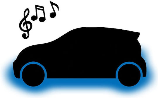 Autoline Exterior Decorative Car Lighting System Blue Color