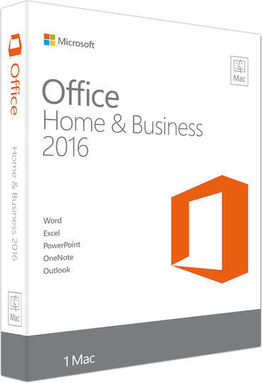 Microsoft Birou Home & Business 2016 Greacă compatibil cu Mac cu Licență Electronică pentru 1 Utilizator