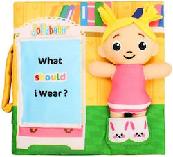 Jollybaby Βιβλίο Δραστηριοτήτων από Ύφασμα What should I Wear?