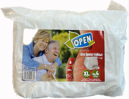 Adult Incontinence Diaper Open Care No.4 Size 120-160cm X-large 10 pieces