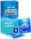 Durex Προφυλακτικά Classic 6τμχ 56mm Natural
