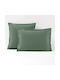 La Redoute Interieurs Față De Pernă Din 100% Bumbac Verde 63x63cm