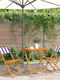 Garten- und Outdoor-Möbelsets für kleinen Raum 3 Stück Blau/Weiß