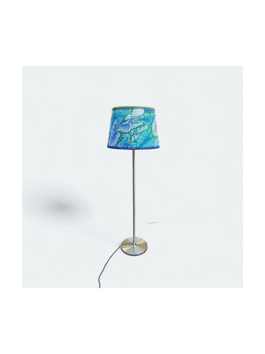 Oxygen Blue Leef Floor Lamp H175cm. with Socket for Bulb E27 green&blue leef