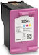 Συμβατό Μελάνι Εκτυπωτή InkJet HP 305XL CL Πολλαπλό (Color) 1τμχ