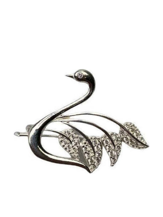 Brosa Silber 925 Schwan