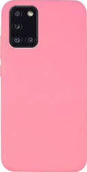 Silicone Pink Back Cover for Galaxy A31