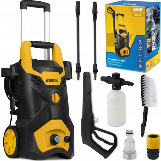 Humberg Pressure Washer Electric 2200W with Pressure 160bar and Metal Pump