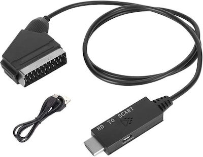 Μετατροπέας HDMI male σε Scart male 1τμχ